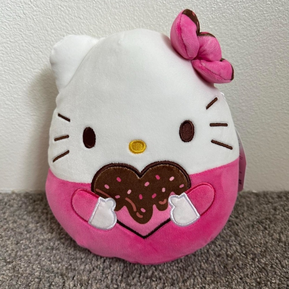 Hello Kitty Pink and White Stuffed Animal